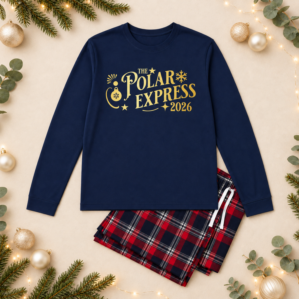 Polar Express 2026 Matching Family Christmas Daywear Outfits