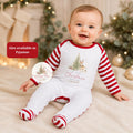 Christmas Eve Themed  Baby Romper; Xmas Eve Box Children's Pyjamas