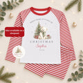 Childrens Polar Bear Christmas Pyjamas; Personalised Xmas Eve PJ's