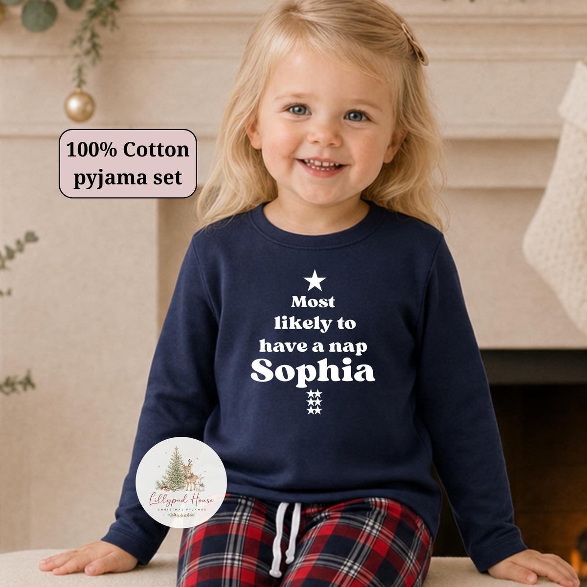 Most Likely To Personalised Matching Family Christmas  Clothing; Personalised Xmas Eve Outfit
