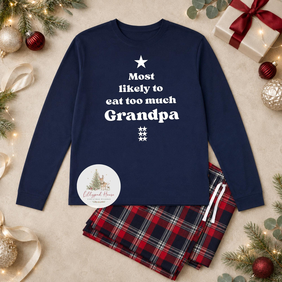 Most Likely To Personalised Matching Family Christmas  Clothing; Personalised Xmas Eve Outfit