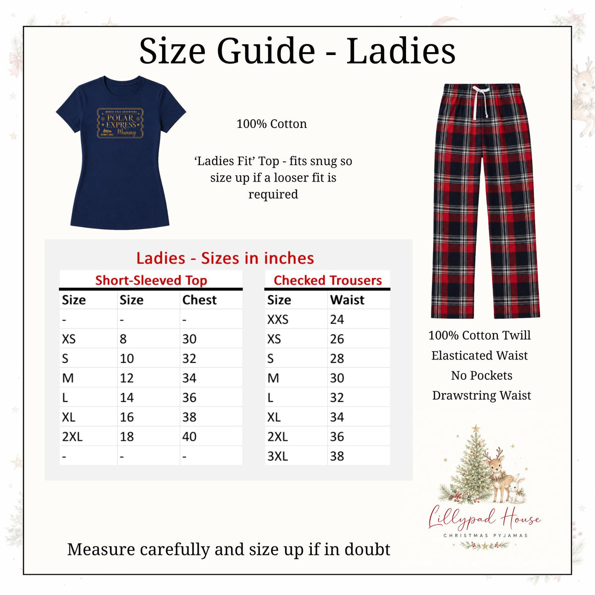 Short Sleeved Personalised Polar Express Pyjama Set for Christmas Eve Adventures