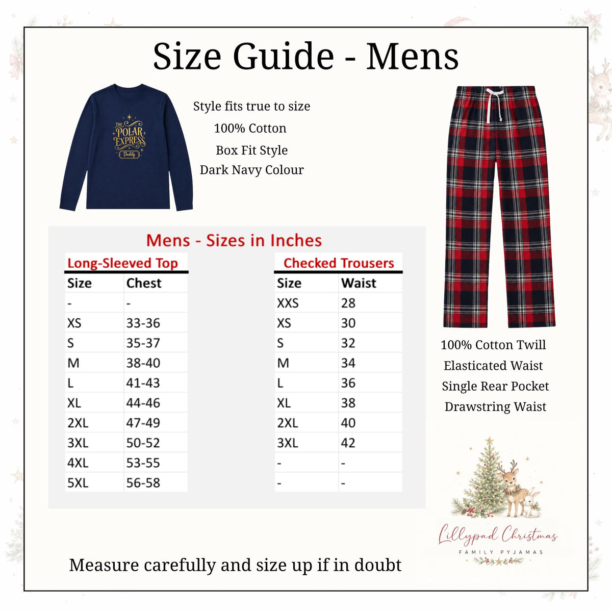 Family Long-Sleeved Polar Express Matching Outfits - Christmas Eve Gift